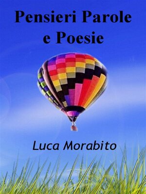 cover image of Pensieri, parole e poesie